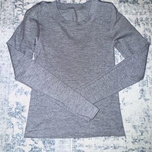 Athleta Gray Women's Long Sleeve Top
